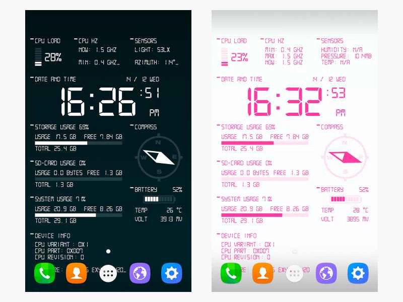 Oajoo 裝置資訊 Android 動態桌布。