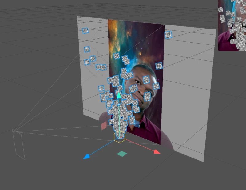 Spark AR 中發射器的螢幕截圖
