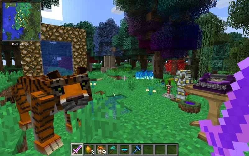 安裝大量模組，打造獨一無二的 Minecraft 體驗