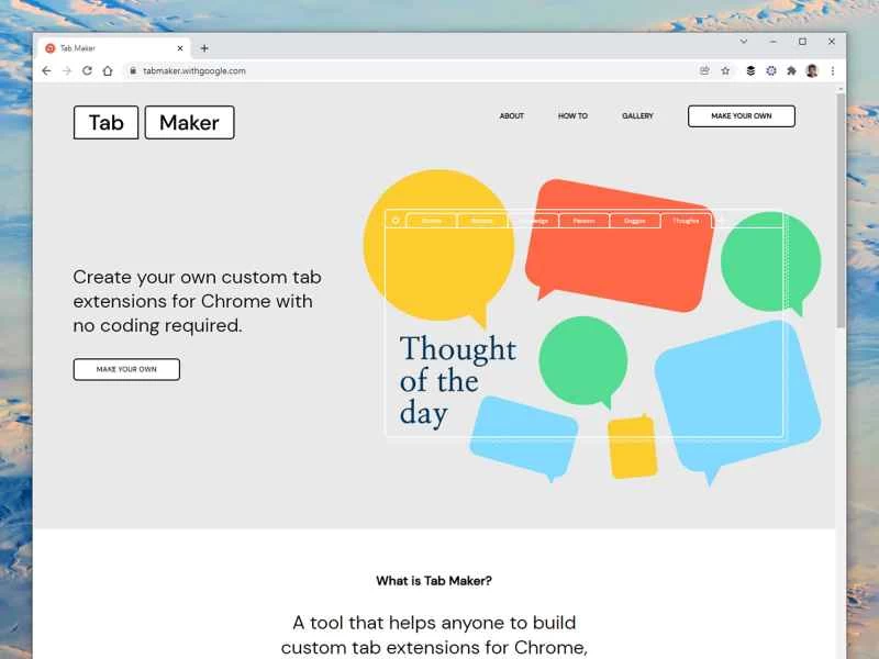 如何為 Google Chrome 創建自己的新標籤頁擴充程序