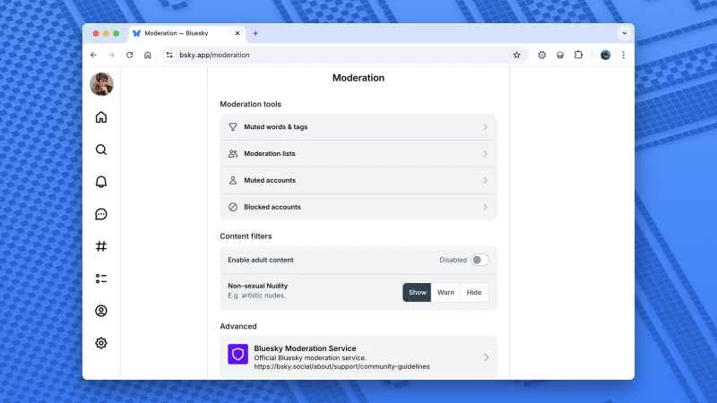 bluesky 中的審核工具