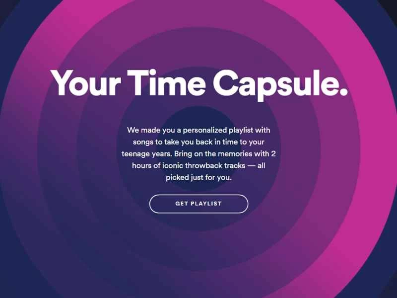 Spotify 的時間膠囊