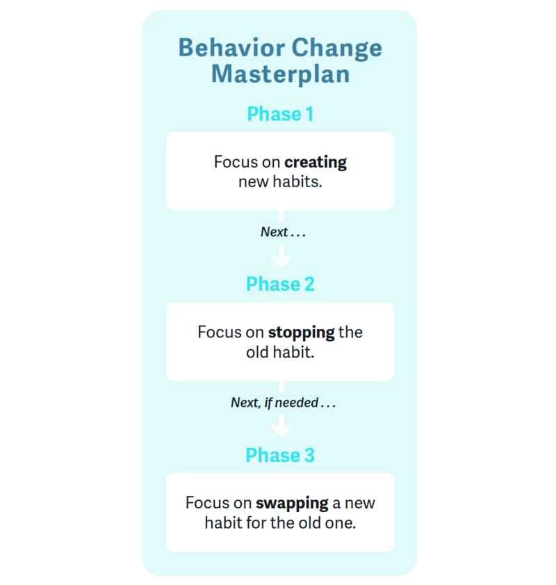 行為改變總體規劃流程圖