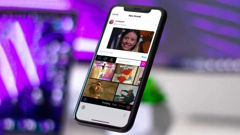 如何在貼文中加入 GIF