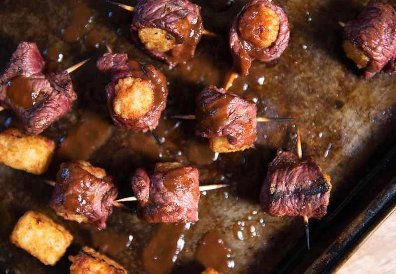 鹿肉和馬鈴薯泥球