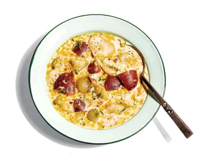 鱈魚珍珠洋蔥燉菜