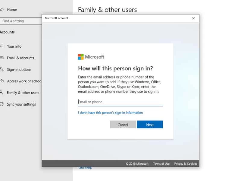 Windows 使用者帳戶