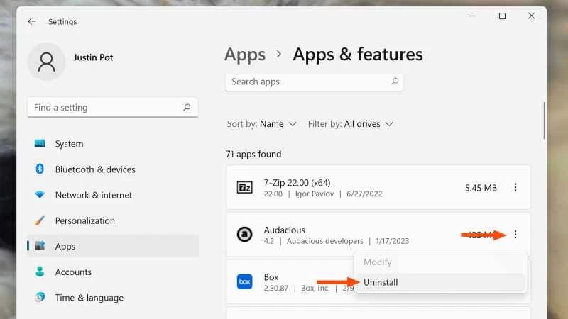 Windows 設定工具的螢幕截圖