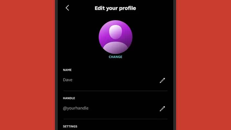 亞馬遜音樂個人資料頁面截圖