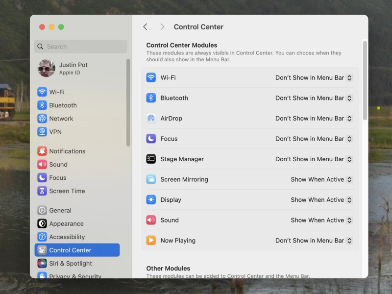 螢幕顯示系統設定