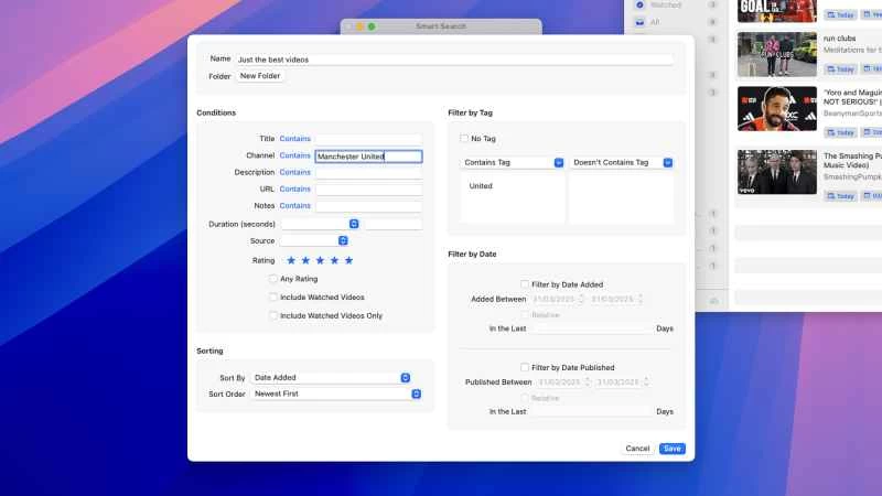 Play 中的搜尋選項截圖