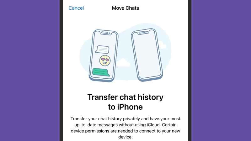支援 iPhone 之間的直接通信，無需 iCloud。