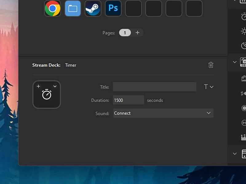 Elgato Stream Deck 的計時器工具。