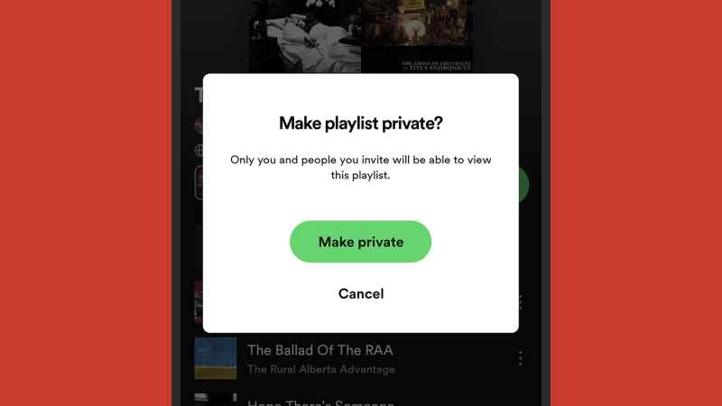 Spotify個人檔案頁面截圖