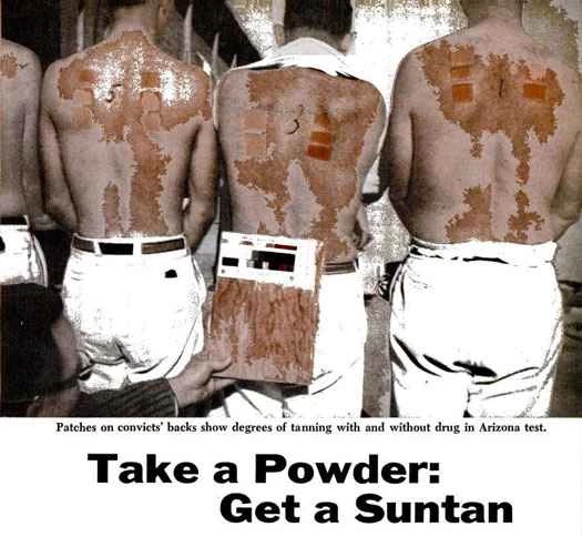 吃藥，曬日光浴