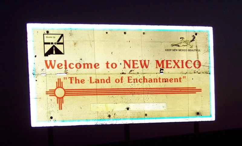 新墨西哥州州界標誌