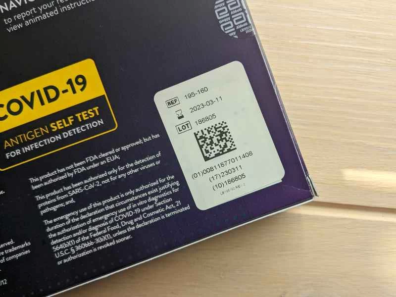 如何查看您的居家新冠病毒檢測是否已過期