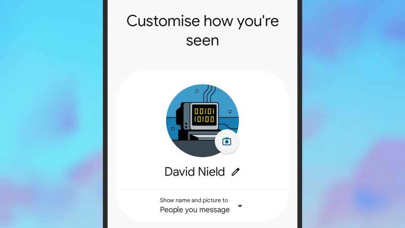 訊息中個人資料的螢幕截圖