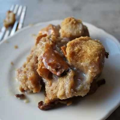 香蕉黑蘭姆酒麵包布丁