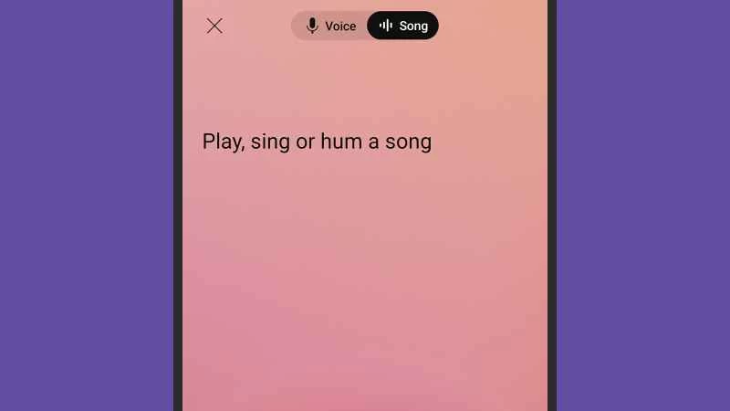 YouTube 也能透過哼唱的旋律辨識歌曲。