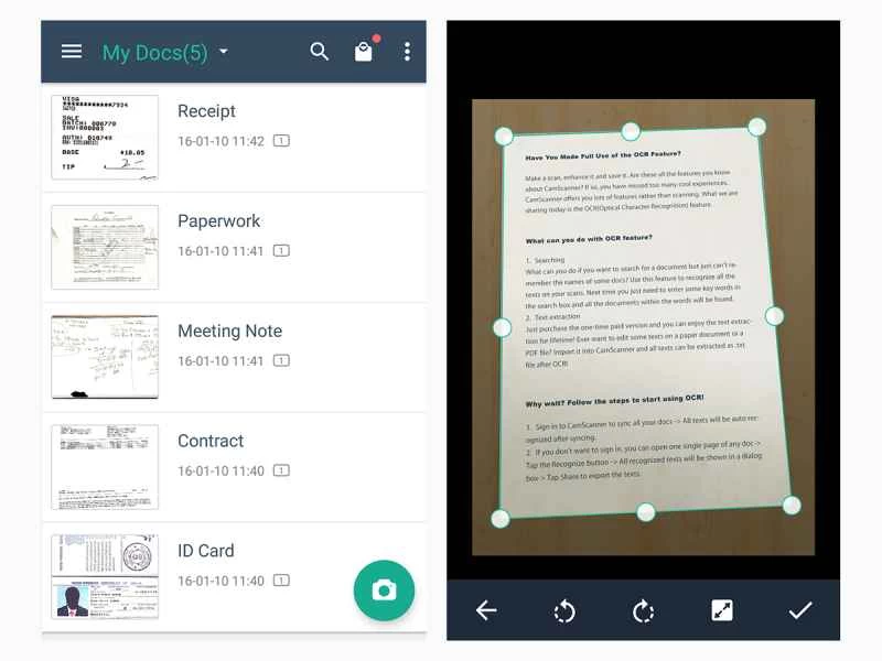 CamScanner 安卓應用