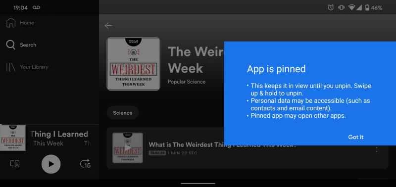 Android 應用程式置頂