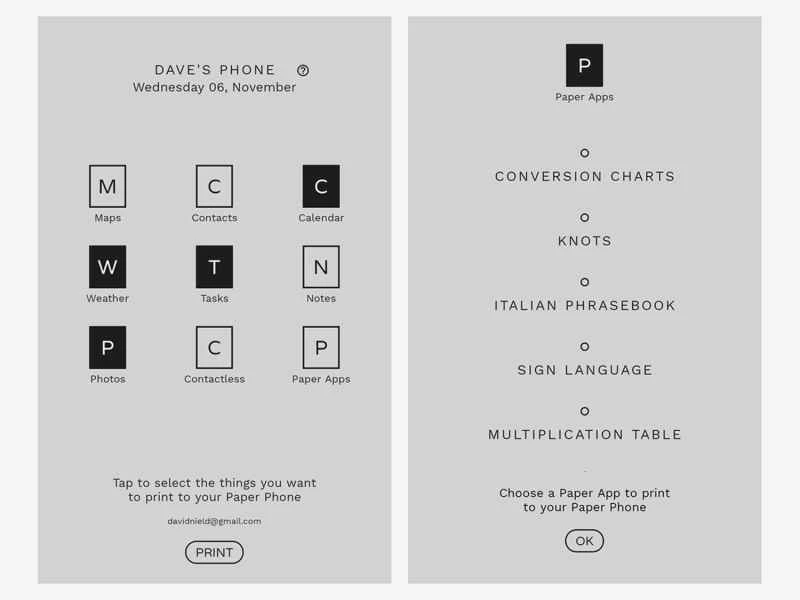 谷歌出品的紙電話