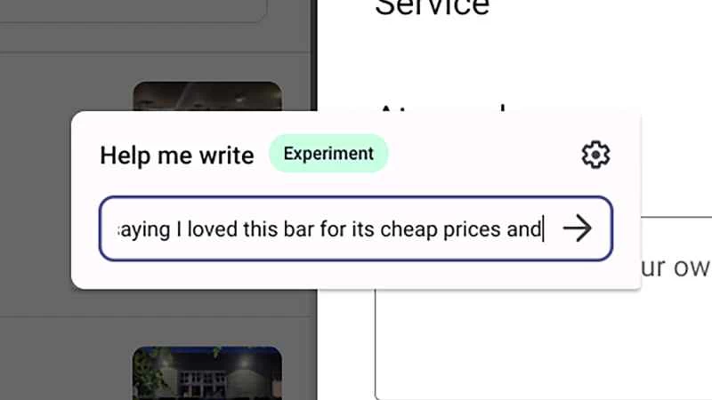 「幫我寫作」功能