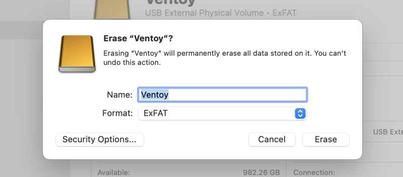 刪除問題的螢幕截圖