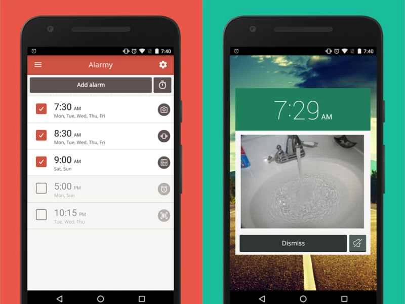 安卓手機顯示警報應用程式