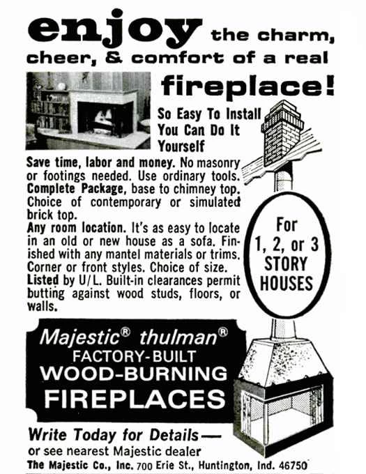 壁爐：1967年9月