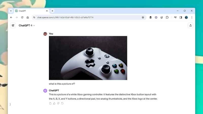 ChatGPT可以幫你辨識圖片內容。