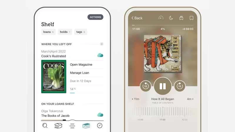 Libby 應用程式的截圖，其中包含有聲書《一切是如何開始的》。