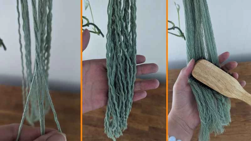 完成你的DIY編織花盆