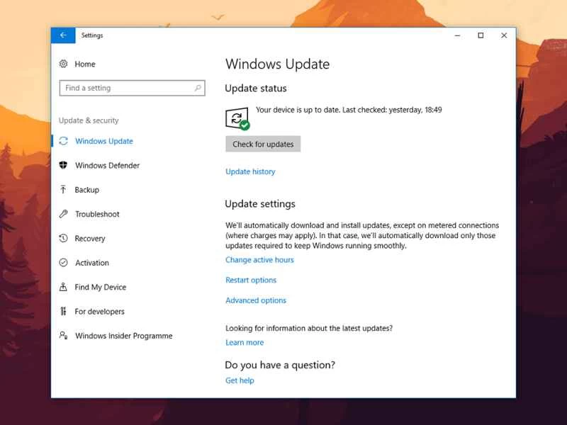 微軟軟體更新。