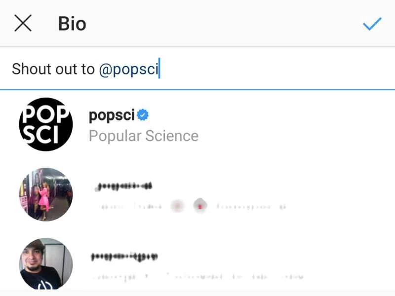 編輯 Instagram 個人簡介