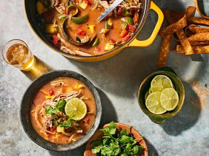 一張青檸湯的照片