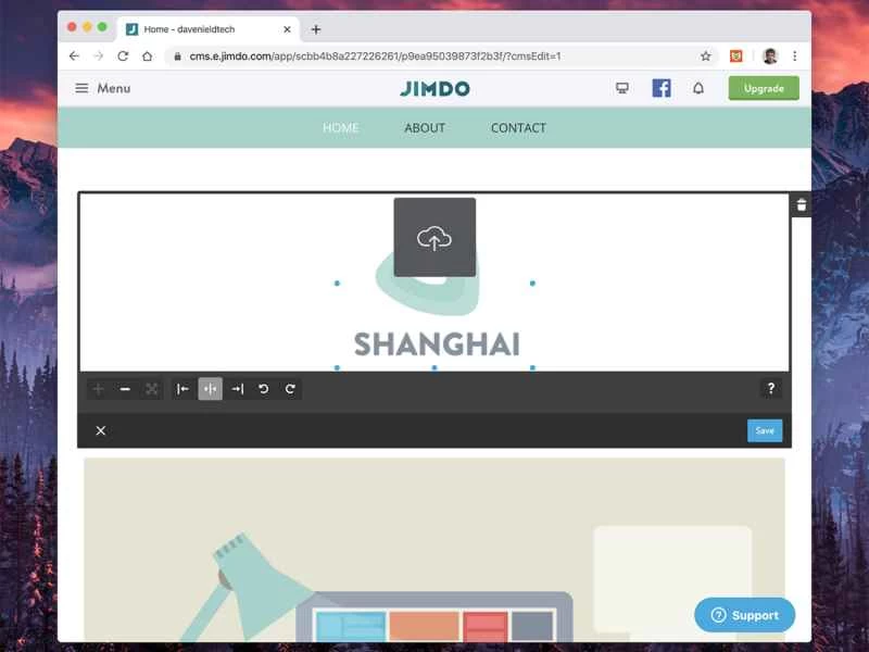 Jimdo截圖