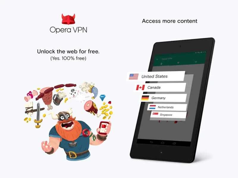 Opera 免費 VPN